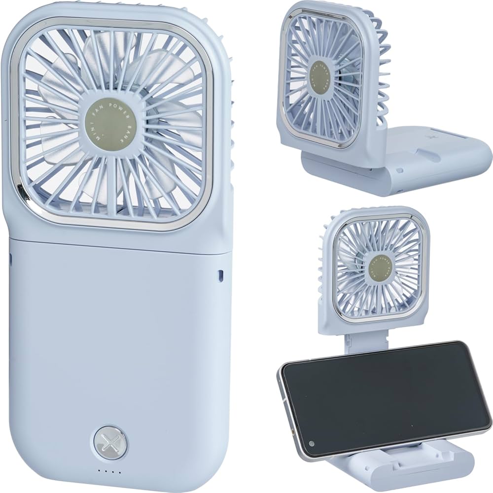 首かけOK】ハンディファン 手持ち扇風機 充電式 モバイル